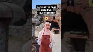Getting Free Food Speedrun (11.18 seconds)