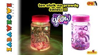 So Glow DIY Biedronka świecący słoik  magiczny słoiczek biedronka