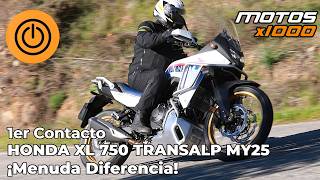 What a difference! NEW HONDA XL750 TRANSALP MY25 | Motosx1000