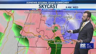 Wintry mix headed toward Massachusetts