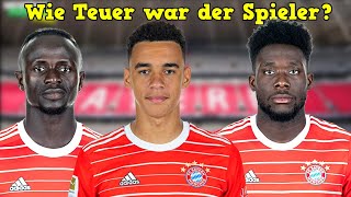 FC Bayern Quiz: Wie Teuer war der Bayern Spieler? ft. Mane, Musiala - Fußball Quiz 2023