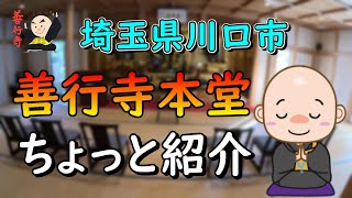 【紹介】善行寺の本堂をちょっと紹介