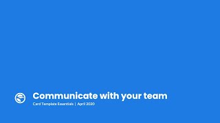 Using Appspace Cards to Communicate With Your Team: Card Essentials