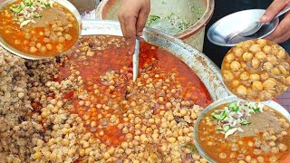 Peshawar Famous Cholay | Chowk Yadgar Special Cholay | Peshawar Street Foods