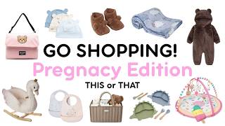 GO SHOPPING! Pregnancy Edition! 🍼🤰👶🏻✨ | THIS or THAT