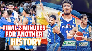 GILAS PILIPINAS VS NEW ZEALAND LAST 2 MINUTES FOR ANOTHER HISTORY