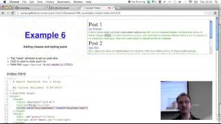 Introduction to Dynamic HTML with JavaScript, CSS and AJAX - Building a Blog