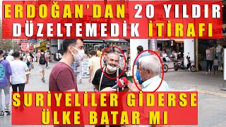 Erdoğan'dan İtiraf Gibi Açıklama! AKP Suriyelileri Gönderebilir mi?