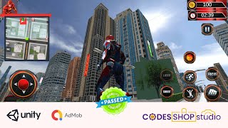 Flying Super Hero City Game #sourcecode #hero #games #simulator #flyingsuperhero #unitygames