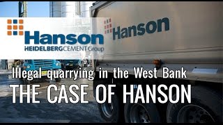 Spanish:  Illegal quarrying in the West Bank - The case of Hanson