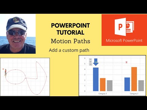 How to use Motion Paths in Microsoft PowerPoint. Custom paths