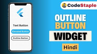 OutlineButton Widget in Flutter | Flutter Tutorials | #6