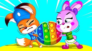 Baby Family Kids Cartoon 🦊🐰 Toy play and more Cartoon Kids Stories