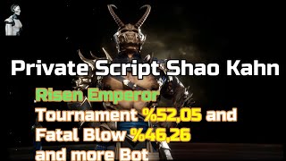MK11: Aftermath NEW Shao Kahn Risen Emperor Tournament