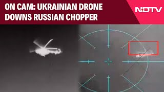 Russia Ukraine War | Ukrainian Naval Drone Shoots Down Russian Mi-8 Helicopter