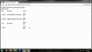 Creating a Basic CMS SynapseIndia php development Part 4 Super Improved