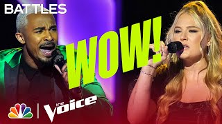 Hillary Torchiana vs. Kevin Hawkins on John Legend's "Preach" | The Voice Battles 2022