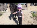 FIRST RIDE ON OUR NEW PONIES! - ESME AND DOROTHY RIDE TASHA AND BAMBI FOR THE FIRST TIME!