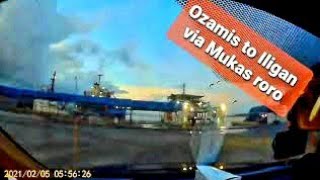 Ozamis to Iligan City via roro in 6 minutes| welcome sunrise| Time lapse