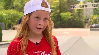 Meet the 10-year-old skateboarding phenom in Apex