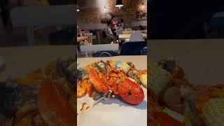 天阿！超浮誇美式手抓龍蝦海鮮 Yummy and Incredible Lobster Seafood Dinner