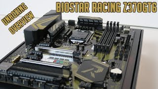 BIOSTAR RACING Z370GT6 unboxing and overwiew