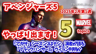 「アベンジャーズ：ドゥームズデイ」、ドクター・ストレンジが欠席を撤回、「ブラックパンサー3」最新の噂話他　3分ちょっとで分かる！2025年2月1週目のマーベル5トピックス