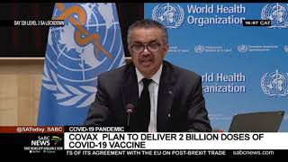 WHO's Tedros Ghebreyesus meets Minister Mkhize over COVAX initiative's plan