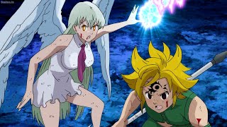 七つの大罪 | メリオダスがエリザベスと協力して魔神王と最高神を裏切る, Meliodas and Elizabeth betray Demon King and Supreme Deity