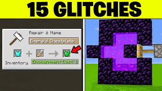 15 GLITCHES in MINECRAFT die VERBOTEN sein sollten!