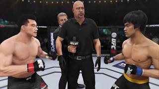 Jet Li vs. Bruce Lee (EA Sport UFC 3) - CPU vs. CPU - Crazy UFC 👊🤪