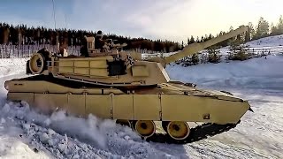 USMC Tanks vs Norway's Tanks On Ice