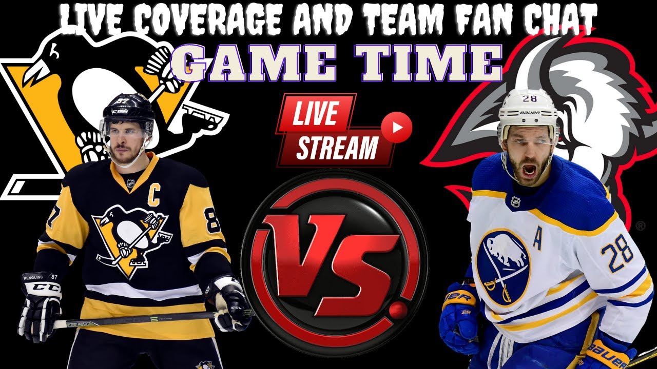 Pittsburgh Penguins Vs Buffalo Sabres 🔴LIVE NHL Hockey || BUFvsBOS ...