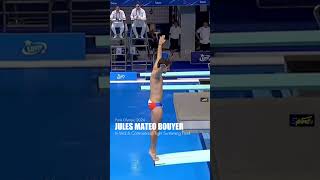 VIRAL French Diver Jules Bouyer's Tight Swim Trunks Go Viral Ahead of Paris Olympics #shorts