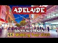 Adelaide Blue Hour Walking Tour [4k] 🇦🇺 🦘| Night Walk