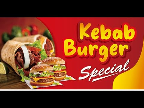 Tutorial Cara Desain Spanduk Kebab Burger Di Corel Draw - YouTube