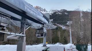 New Flégère gondola in Chamonix (Feb 2020)