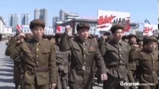 N Korea holds mass rally supporting Kim's call to arms