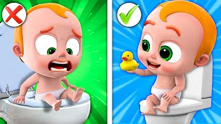 Baby Potty Training Song 🧻💩 | Helpful Habits for Baby 🥇 | NEW✨ Nursery Rhymes for Kids