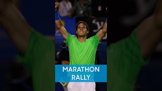 Nadal wins MARATHON point against Djokovic! 😅