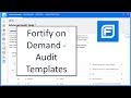 Fortify on Demand - Audit Templates (Reducing False Positives)