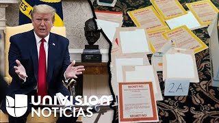 En un minuto: DOJ dice que documentos en la casa de Trump pudieron ser “ocultados”