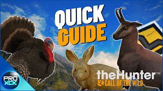 How to get DIAMOND chamois + TURKEY \u0026 EURO RABBIT guide for Te Awaroa - the Hunter Call of the Wild