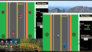 Network Car Racing Game using Java, JavaFX and Socket Programming