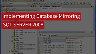 Implementing Database Mirroring in SQL Server 2008 R2 | Step-by-Step Tutorial #5