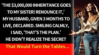 The Inheritance Goes to My Sister,’ My Husband Said. Smiling, I Revealed a Life-Changing Secret...