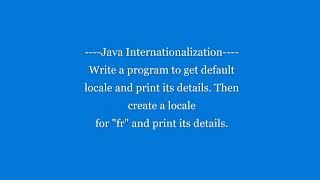 Default locale | locale for "fr" | Java Internationalization