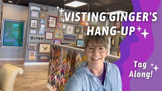 DROPPING OFF NEW ART! Ginger's Hang-Up Visit! By: Annie Troe