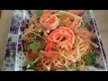 cara buat som tam ala Thai by Kak nur@tip tanpa pemarut khas