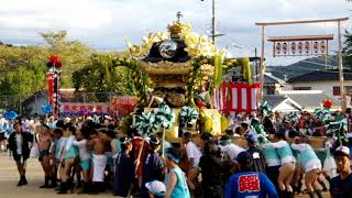 ★甲八幡2018年13　下り砂止　鍛治内　甲八幡神社秋祭